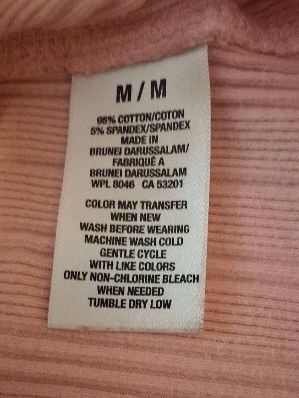 Pink Ribbed Cami Tank Top - Picture 6 of 6